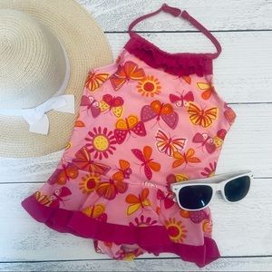 Koala Kids Girls Butterfly One Piece Swimsuit Size 4T